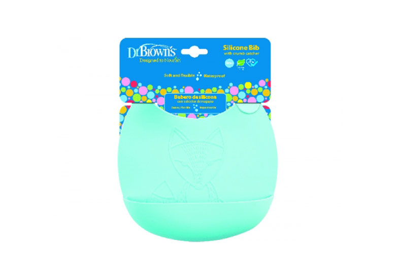 Dr Browns Silicon Bib Turqouise