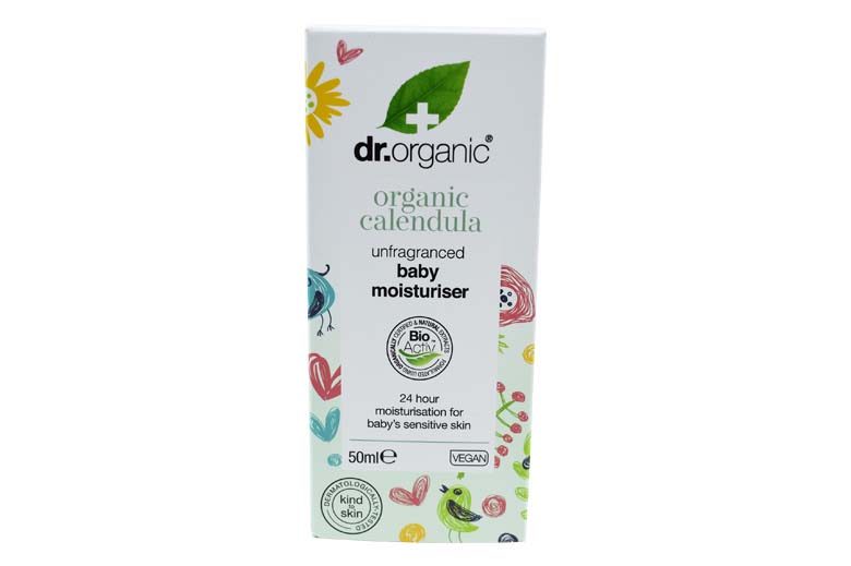 Dr Organic Baby Moisturiser unfragranced 50ml