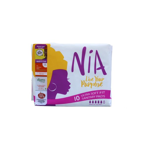 Nia Ultra Soft Fit Sanitary Pads 10's