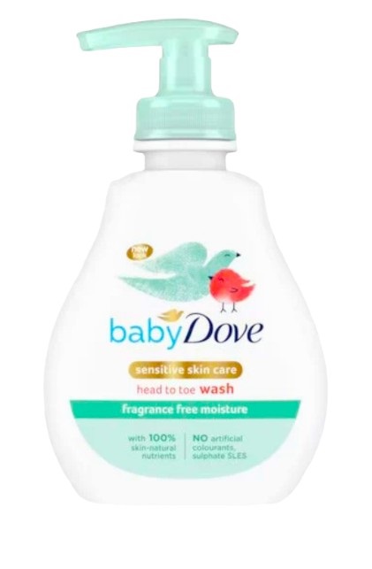 Dove Baby Head to Toe Wash (Fragrance Free)  400ml