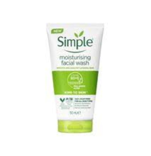 Simple Moisturising Foaming Facial wash 150ml