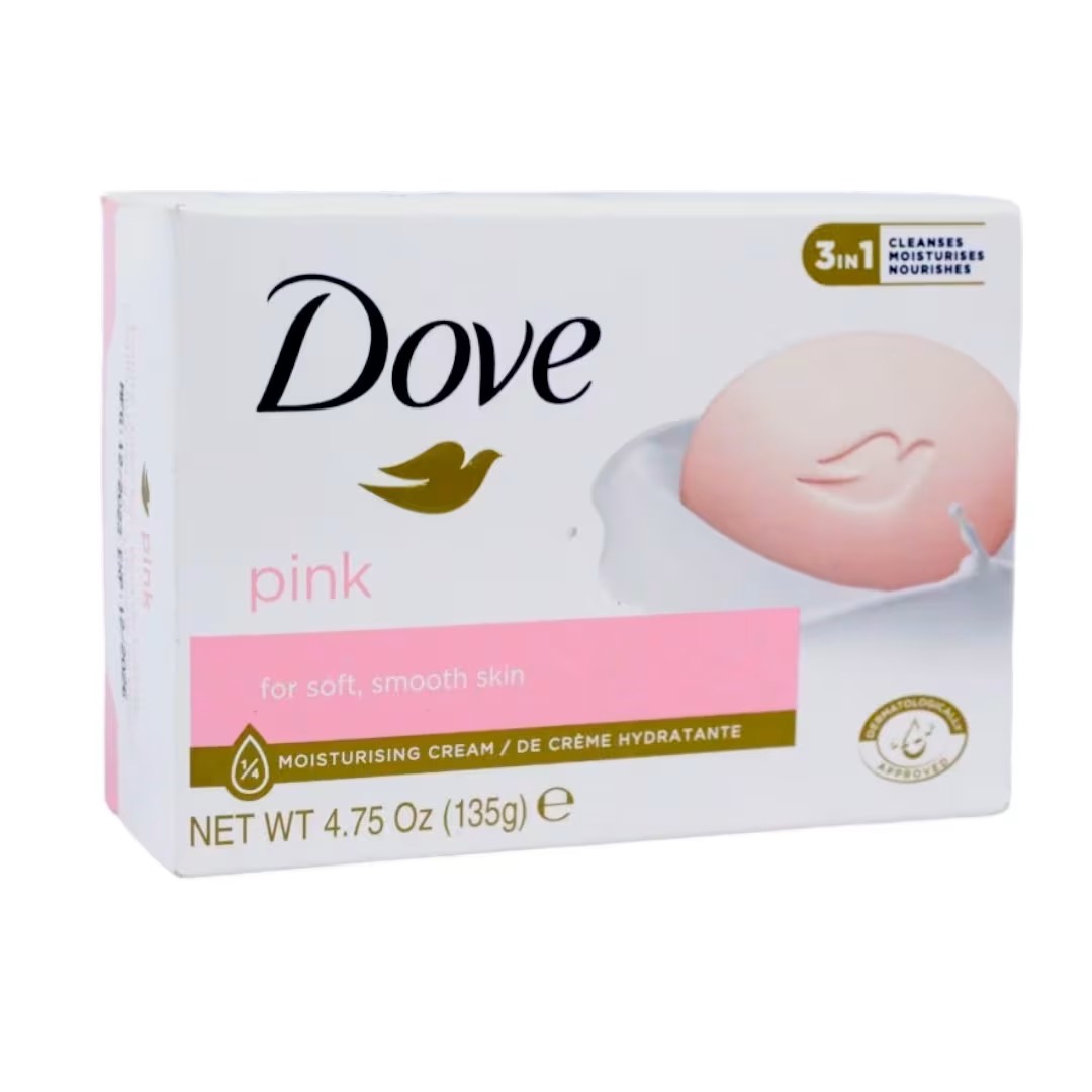 Dove Bar Soap Pink 135G