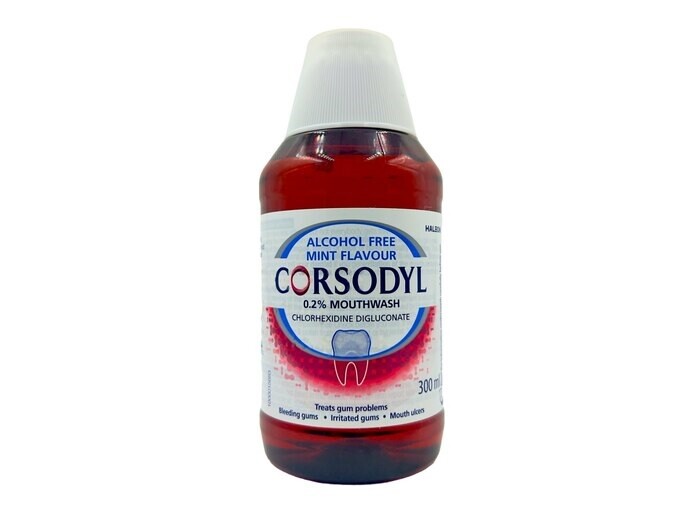 Corsodyl Alcohol Free Mint Mouthwash 300ml