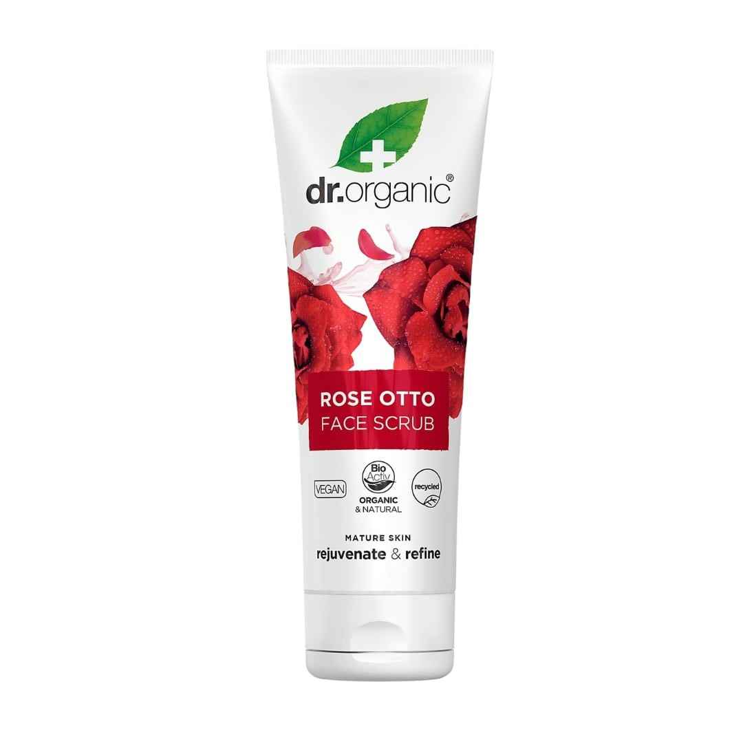Dr Organic Rose Otto Facial Scrub 125ml
