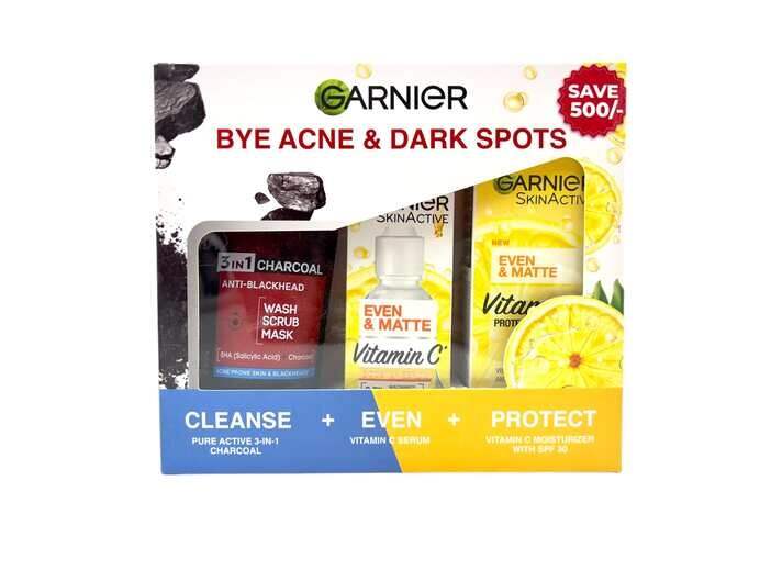 Garnier Bye Acne & Dark Spots Kit 
