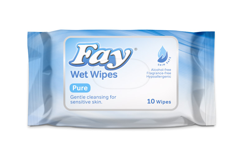 Fay Pure Wet Wipes 10s