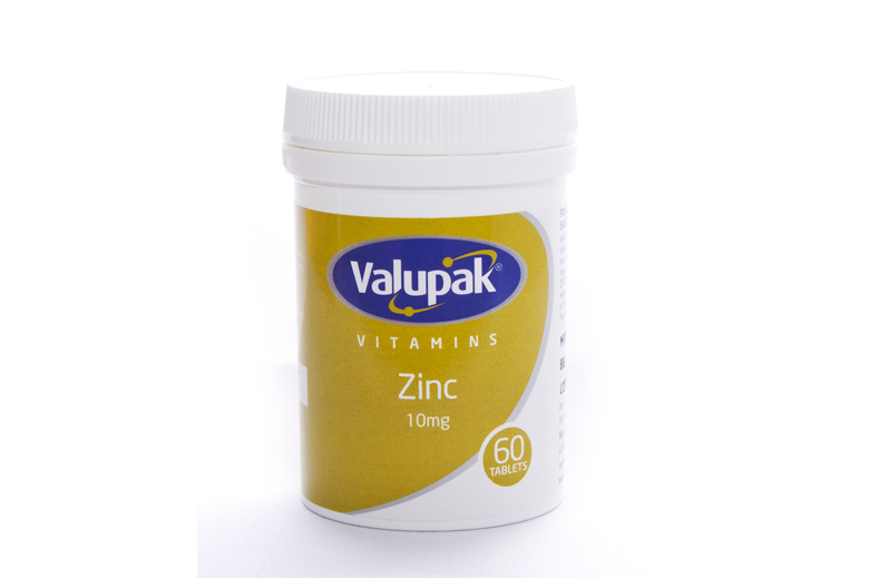 Valupak Zinc Gluconate 10mg Tablets 60's