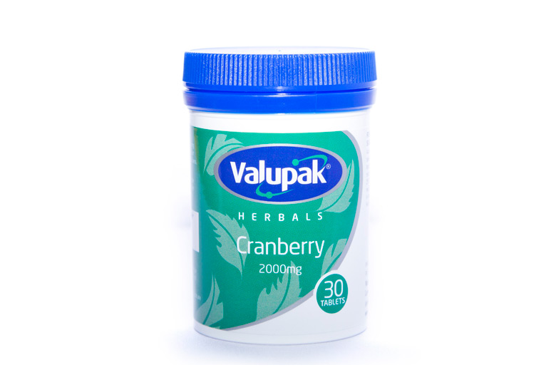 Valupak Cranberry 2000mg Tablets 30's
