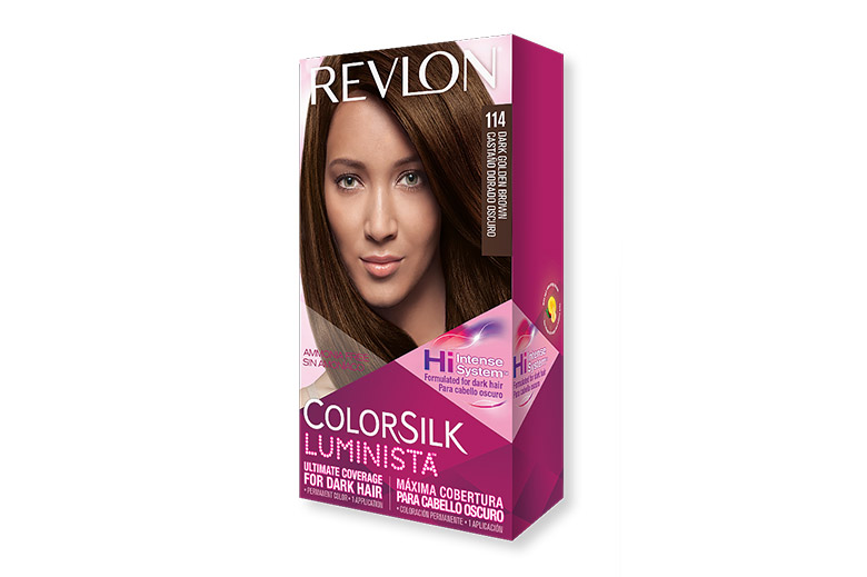 Revlon ColorSilk Lum Dark Golden Brown 114