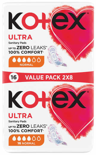 Kotex Ultra Normal Duos 16's