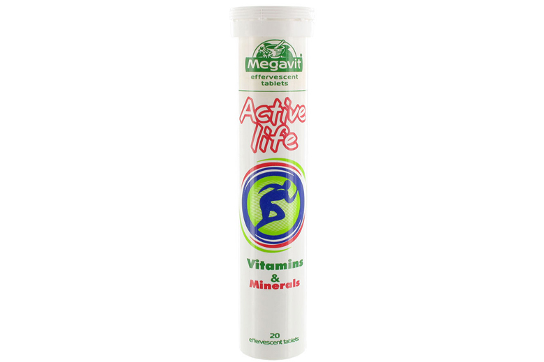 Megavit active life effervescent Tabs 20s