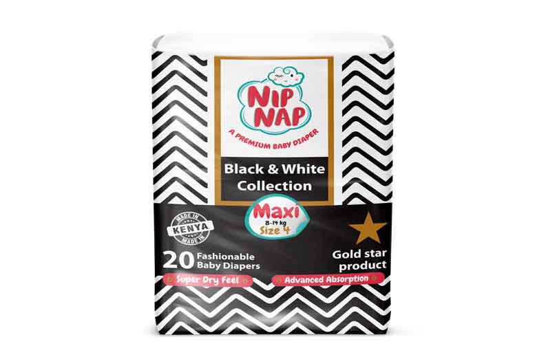 NipNap Black & White Maxi 20's