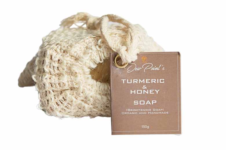 Dewpoint's Turmeric and honey Soap 150g