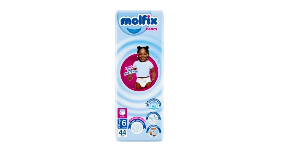 Molfix Pants Jumbo Size 6 XXL (20+ Kg)44's