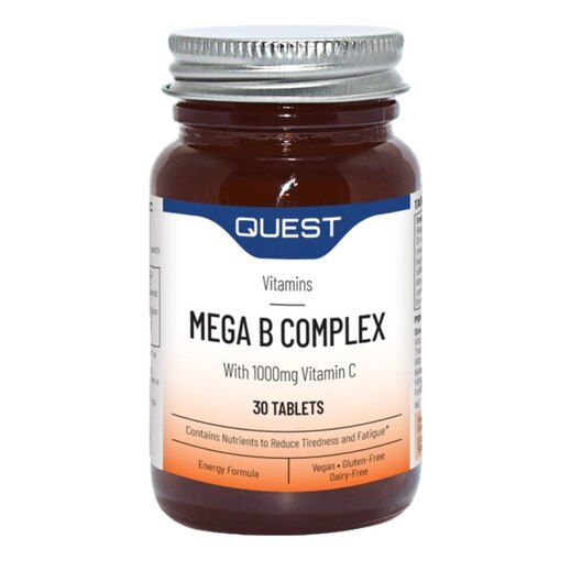 Quest Mega B Complex 1000mg with Vitamin C 30's