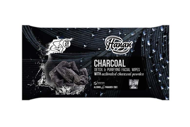 Hanan Charcoal Wipes 20s