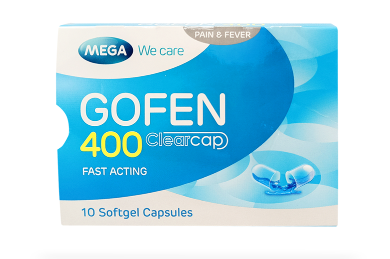 Mega Gofen 400mg Capsules 10's