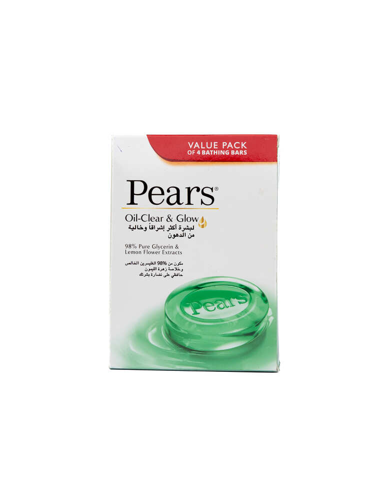 Pears Clear & Glow-Lemon Flower Extracts 4X125g