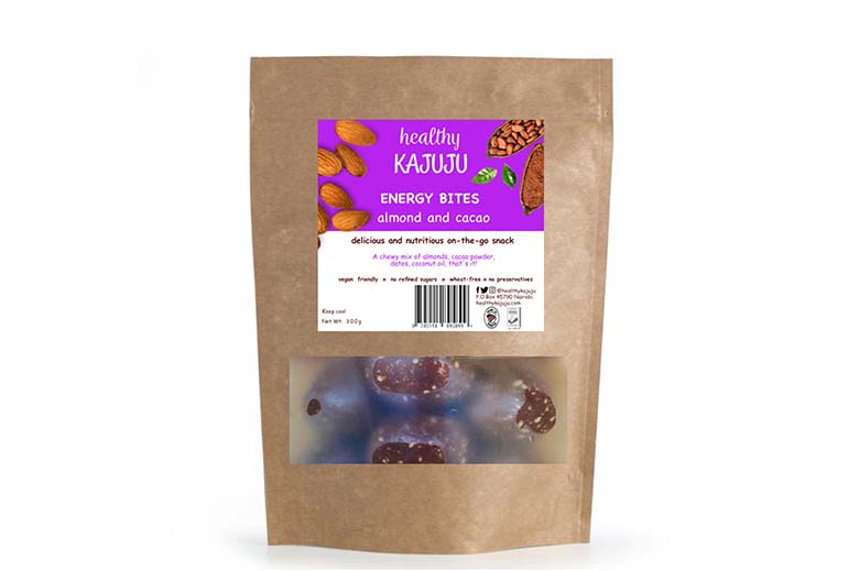 Healthy Kajuju Almond & Cacao Bites 300g