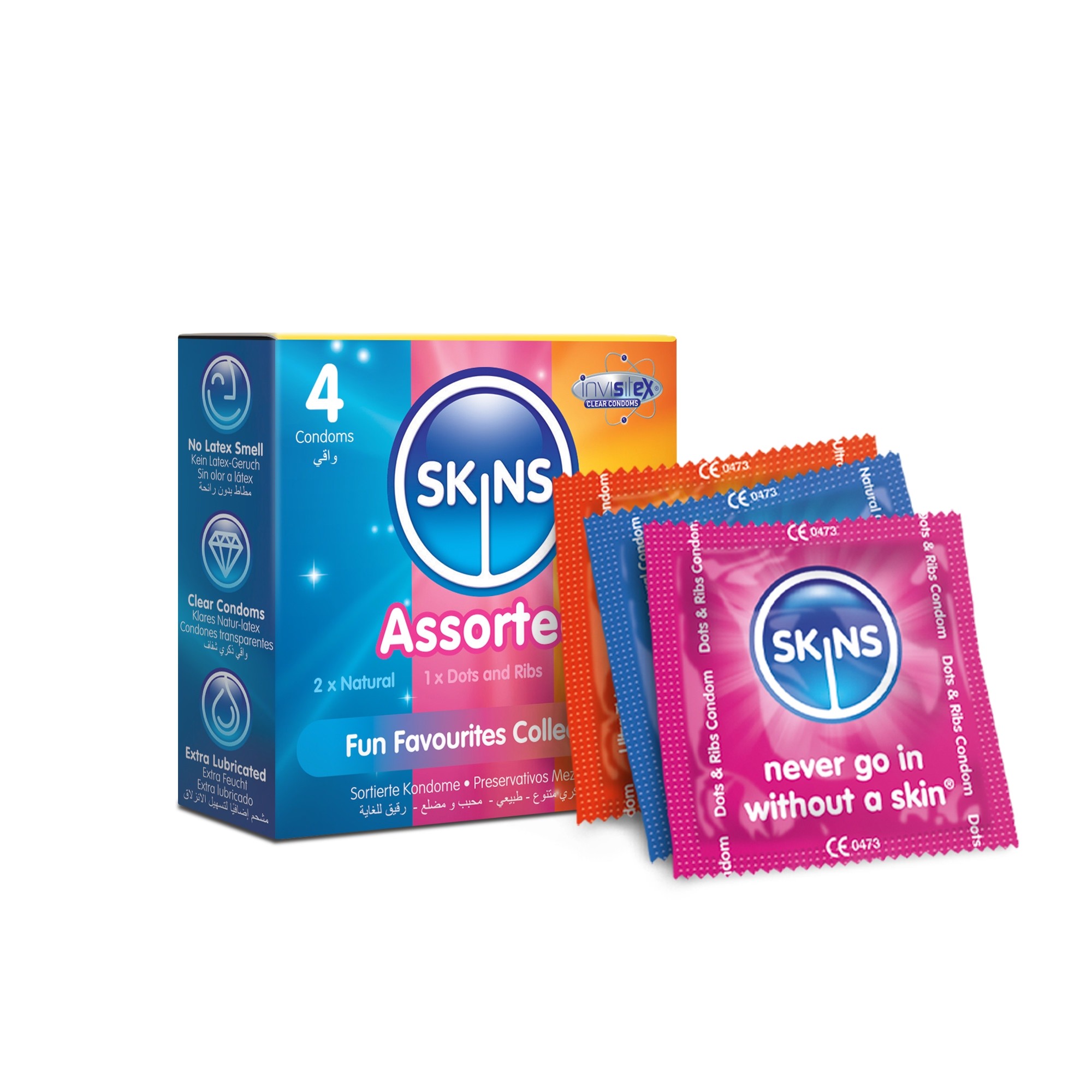 Skins Assorted Condoms 4s