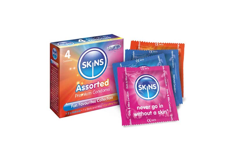 Skins Assorted Condoms 4s
