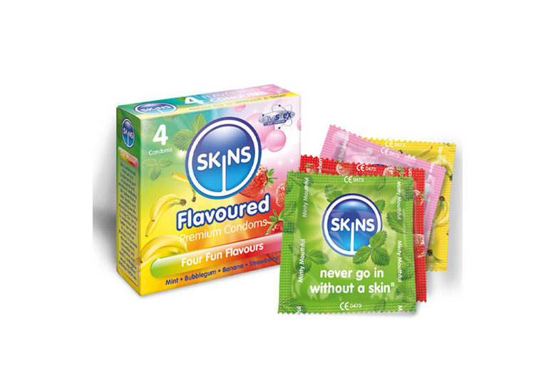 Skins Flavours Condoms 4s
