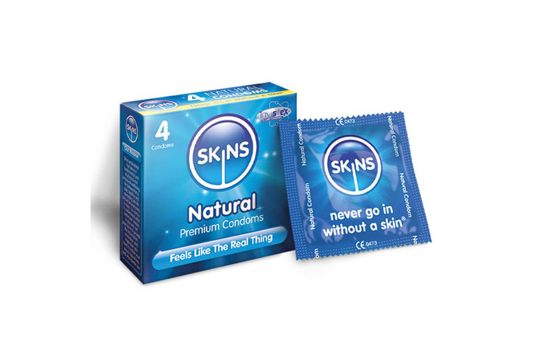 Skins Natural Condoms 4s