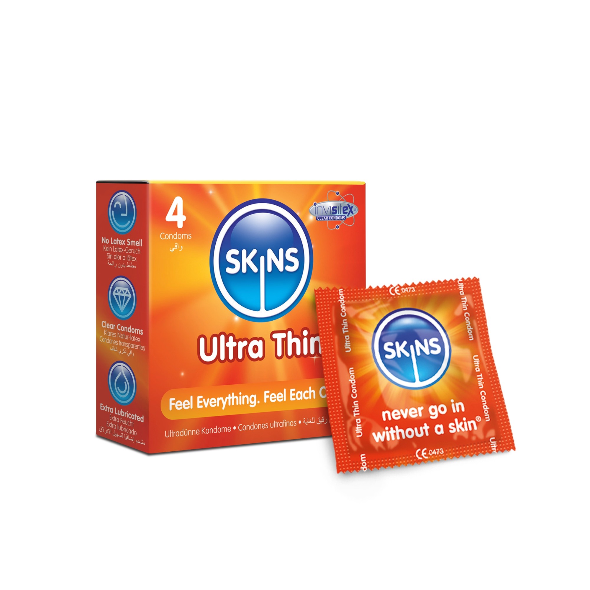 Skins Ultra Thin Condoms 4s