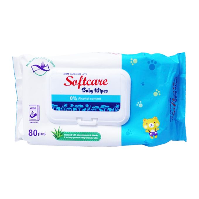 Softcare Baby Wipes 80's