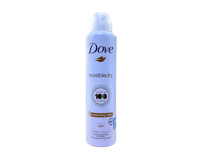 Dove Deodorant Invisible Dry Clean Touch 250ml