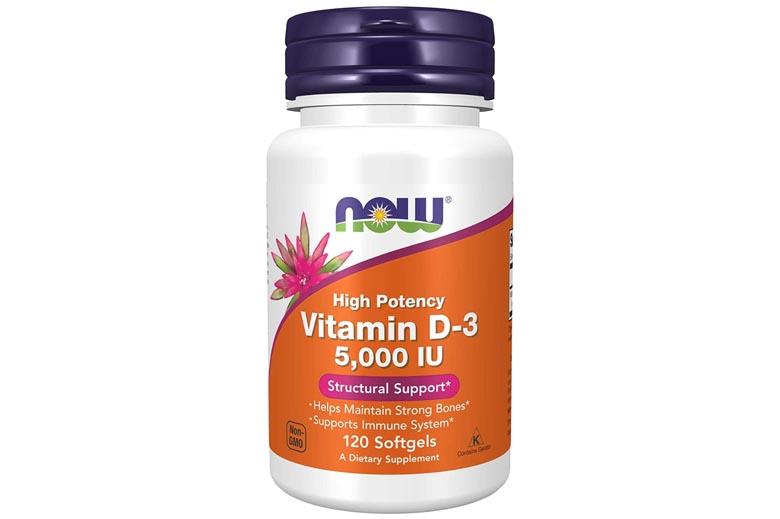 Now Vitamin D3 5000 I.U Capsules 120's