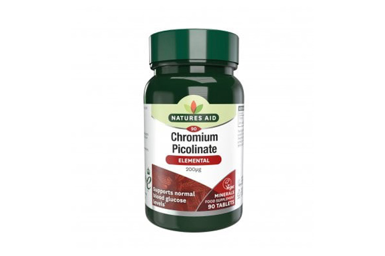 Natures Aid Chromium Picolinate 200mcg Tablet 90's