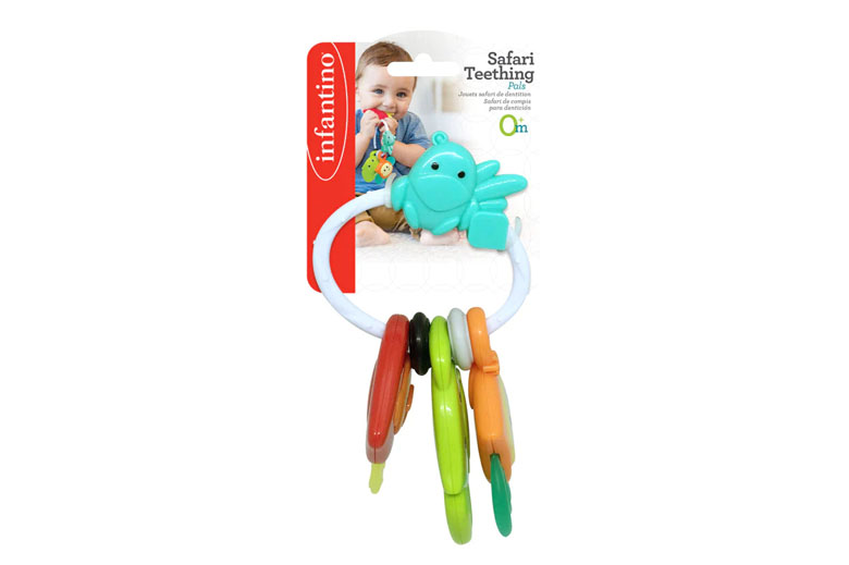 Infantino Safari Teething Pals Multicolor