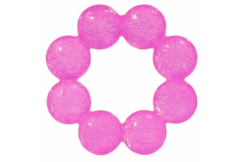 Infantino Water Beads Teether Pink