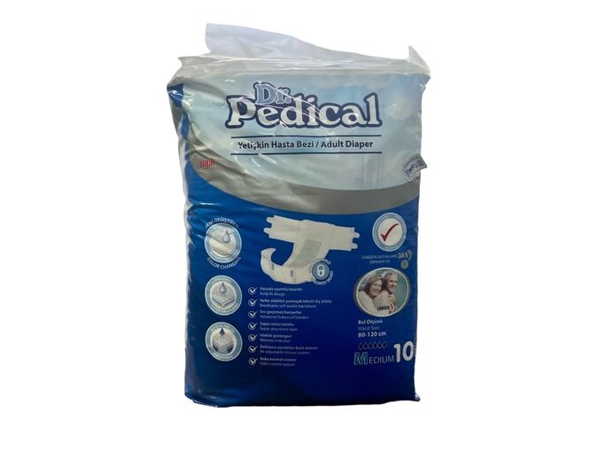 Dr Pedical Adult Diaper Medium 10s