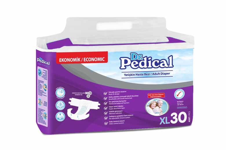 Dr Pedical Adult Diaper X Large 30s