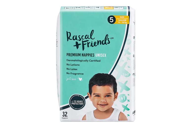 Rascal+Friends  Diapers Size 5 (13-18Kgs) - 32s