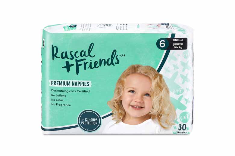 Rascal+Friends Diapers Size 6 (16Kgs & Above )-30s