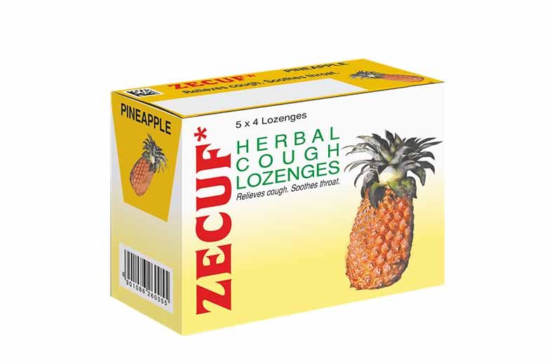 Zecuf Cough Lozenges Pineapple 20's
