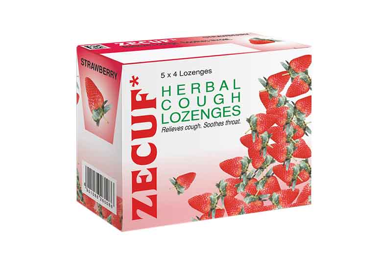 Zecuf Cough Lozenges Strawberry 20's