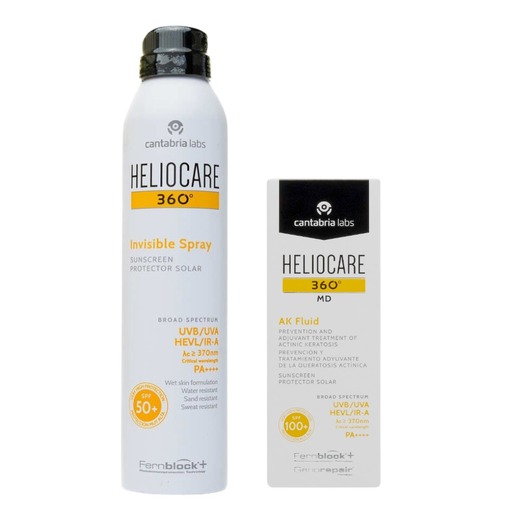 Heliocare Invisible Spray + Heliocare MD AK Fluid