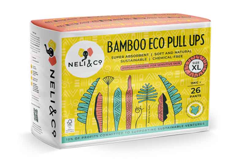 Neli&Co XL Pull Up Eco diapers (15kg) 26's