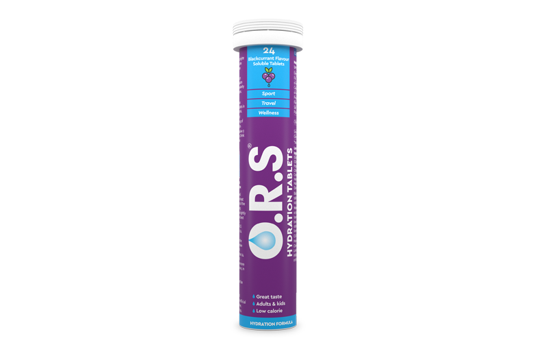 ORS Hydration Soluble Blackcurrant Tablets 24's