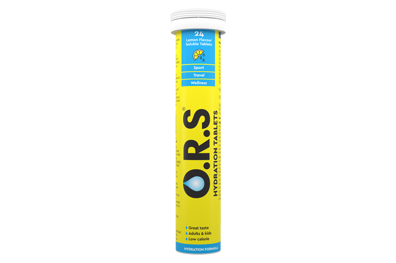 ORS Hydration Soluble Lemon Tablets 24's