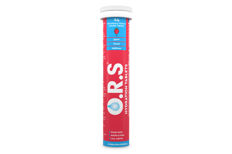 ORS Hydration Soluble Strawberry Tablets 24's