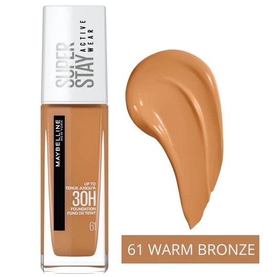 Maybelline Superstay 30Hr Foundation61 Warm Bronze