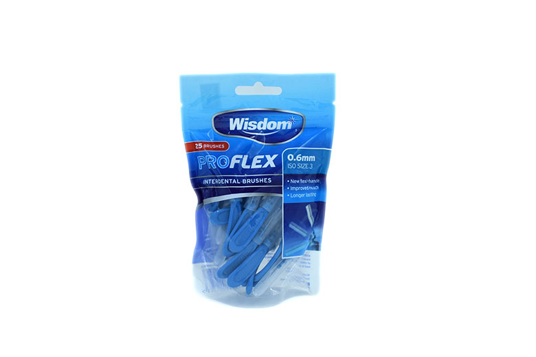 Wisdom Proflex  Interdental brush Blue 0.60 mm 25'