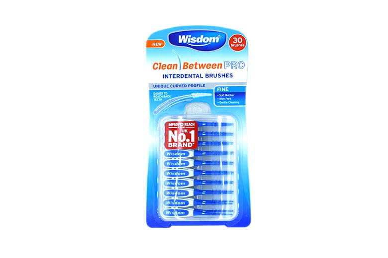 Wisdom clean Interdental brushes Fine blue 30's