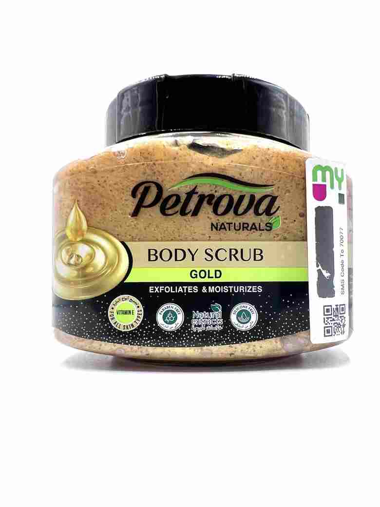 Petrova Naturals Body Scrub Gold 500ML