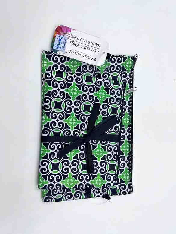 LA Colors Twin Pack bags Green/Black Print